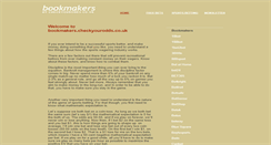 Desktop Screenshot of bookmakers.checkyourodds.co.uk